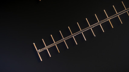 Boat mooring close up 45 degrees