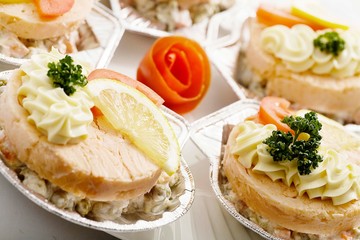 saumon mayonnaise