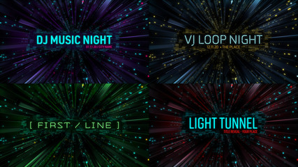 Light Tunnel Trip Title Reveal