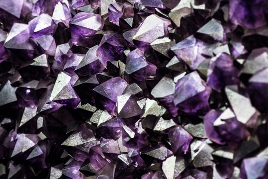 Beauty of amethyst crystals and its forms