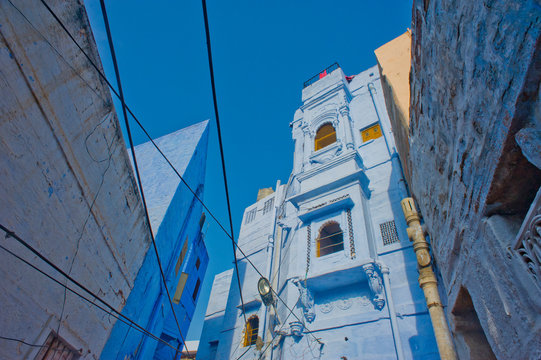 Classical Jodhpur`s blue houses