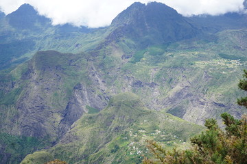 la r&eacute;union nationalpark cirque de mafate in frankreich