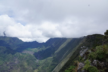 la réunion nationalpark cirque de mafate in frankreich