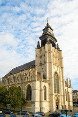Fototapeta na wymiar Notre-Dame Chapelle church Brussels
