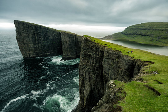 View of cliffs