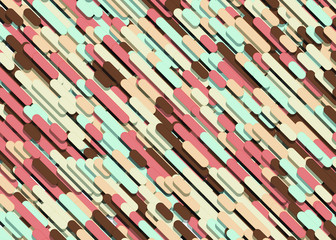 Color Abstract Lines Rain Generative Art background illustration
