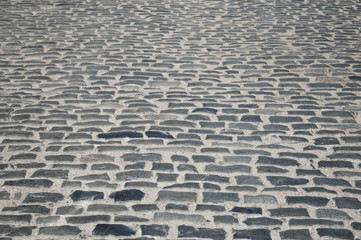 Pavers texture of city road