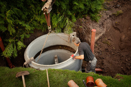 Construction of sewage system