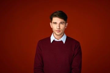portrait of young man in shirt and tie
