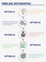 Business infographic template.
