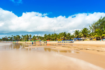 Porto de Galinhas Beach in Ipojuca Municipality, Pernambuco, Brazil.
