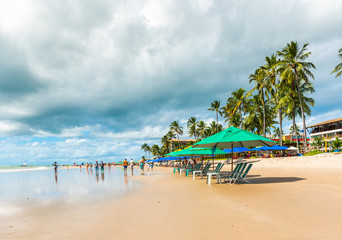 Porto de Galinhas Beach in Ipojuca Municipality, Pernambuco, Brazil.