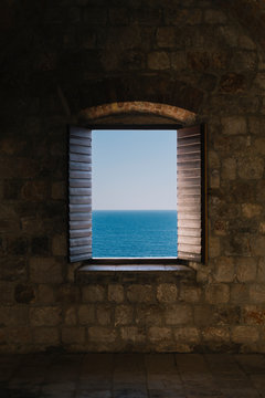 Window sea view
