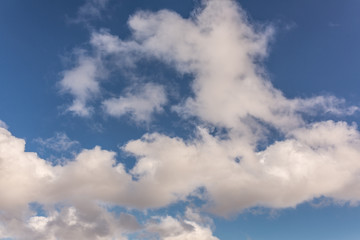 blue sky with clouds