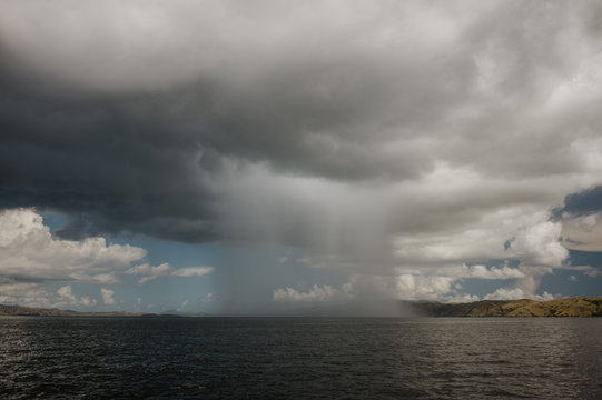 Heading into the storm