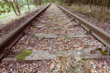 Alte Eisenbahnschienen