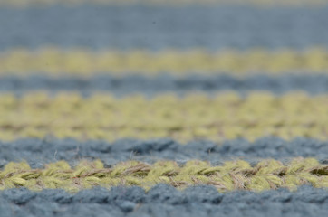 close up blur striped knitted carpet background