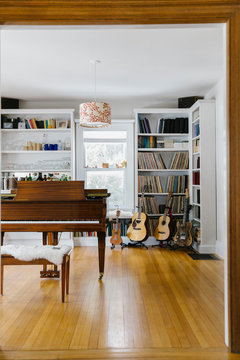 Music Studio with Piano in Home