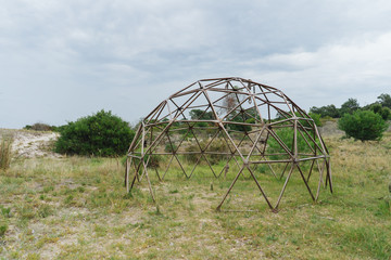 Geodesic Dome Outdoors.