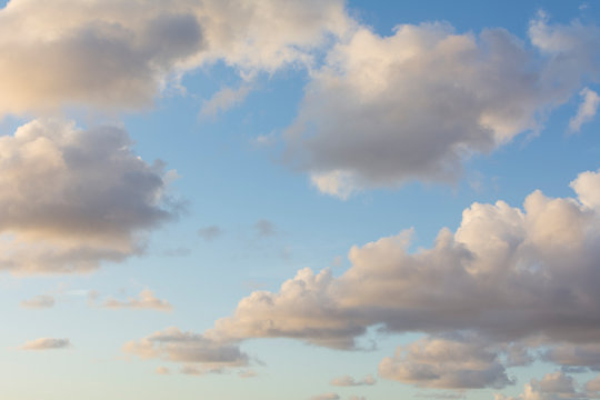Clouds and sky at sunrise