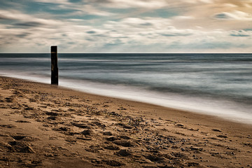 at the beach