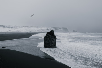 Basalt sea stacks