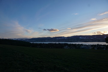 allmend in zollikon in der schweiz