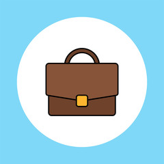 Briefcase vector icon sign symbol