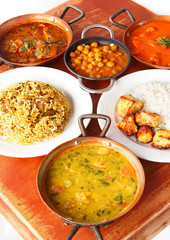 Variety of Indian Food