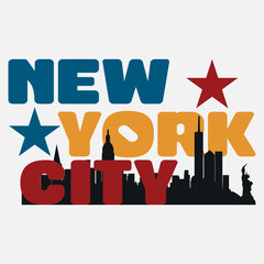 New York typography, t-shirt  NY, design graphic