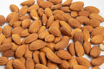 organic whole almonds peeled