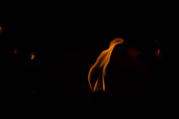 Beautiful Fire in the dark