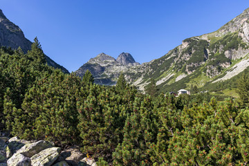 Fototapeta na wymiar Malyovitsa peak at Rila Mountain, Bulgaria