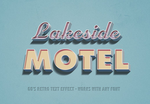 Retro 3D Text Effect