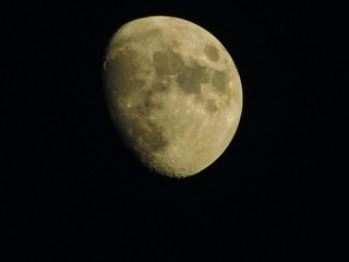 moon in the night sky