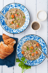 Healthy chicken vegetable stew