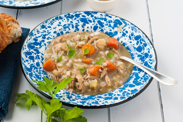 Healthy chicken vegetable stew