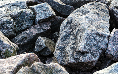 large stone on the shore of the Gulf of Finland