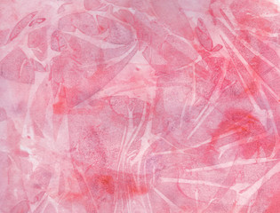 Fototapeta premium abstract background red pink delicate pastel watercolor crimson