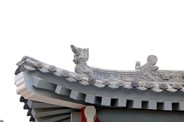 Eaves of Chinese architectural style