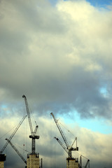 Construction of The Broadway development on Victoria Street London