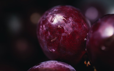Closeup of grape