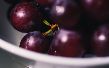 Grapes in a bowl
