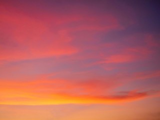 Naklejka na ściany i meble Twilight sky background with Colorful sky in twilight background