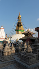 Fototapeta premium Nepal, Kathmandu. Swayam bhunath temple