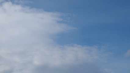 blue sky with clouds