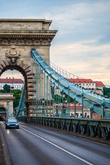 Obraz premium Széchenyi chain brigde, Budapest, Hungary.