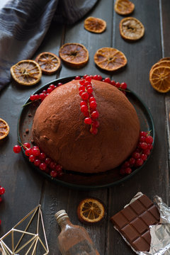 Italian zuccotto cake