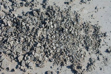 Gravel stones textured as abstract grunge background