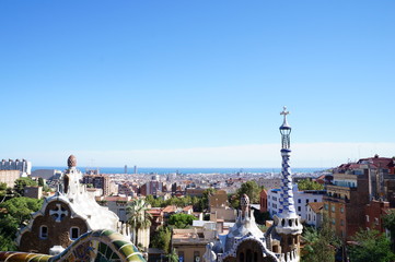 the park guell in barcelona